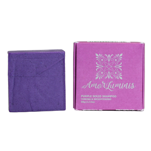 Amor Luminis Solid Shampoo Bar - Purple (Toning & Brightening) ~ 60g