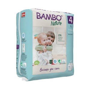 Bambo Nature Nappies Size 4 (L) 7-14 kg ~ 24 Nappies