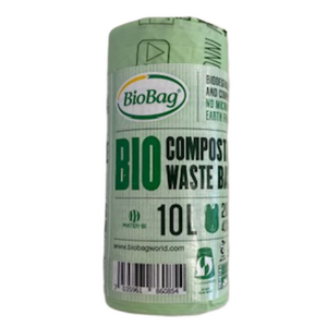 BioBag Compostable Bin Liners 10 Litres - 20 Bags