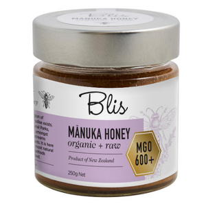 BLIS Manuka Honey (Organic Raw) ~ MGO 600+