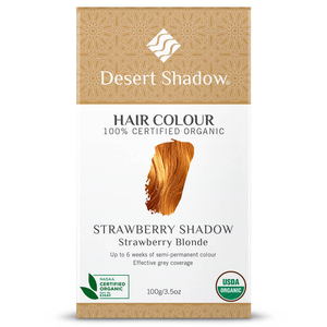 Desert Shadow Organic Hair Dye - Strawberry Shadow 100g [Shortdated BBD: Nov-25]
