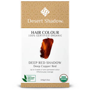 Desert Shadow Organic Hair Dye - Deep Red Shadow 100g