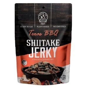 DJ&A Vegan Shiitake Jerky Texas BBQ 60g [Shortdated BBD: Jan-26]