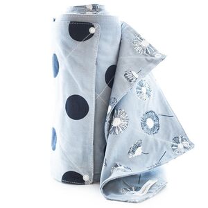 Earths Tribe Blue Unpaper Towels 20 per roll