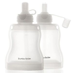 Earths Tribe Reusable Sippy Pouch - 2 Pack