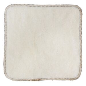 Earths Tribe Silver Reusable Bamboo Cotton Cloth Wipes (1 Wet Bag + 5 Wipes)