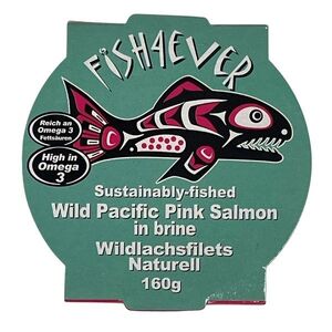 Fish4Ever Wild Pacific Pink Salmon in Brine (Fillets) ~ 160g