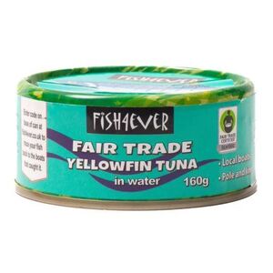 Fish4Ever Yellowfin Tuna in Water (Fair Trade) 160g