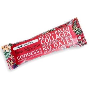 Food to Nourish Goddess Collagen Bar Elderflower & Strawberry 40g