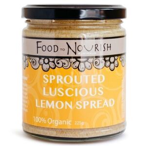 Food to Nourish Sprouted Luscious Lemon Spread 225g
