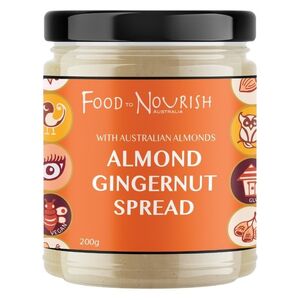 Food to Nourish Almond Gingernut Spread 200g