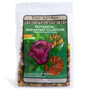 Food to Nourish Sprouted Botanical Clusters Rose, Pistachio & Orange 250g
