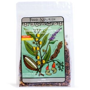 Food to Nourish Sprouted Botanical Clusters Cacao, Wattleseed & Hazelnut 250g