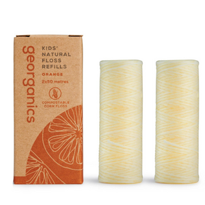 Georganics Natural Orange Floss ~ 2 x 50m Refill