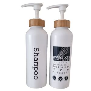 Grassroots Movement Reusable Shampoo Aluminium Bottle (Empty) 500ml