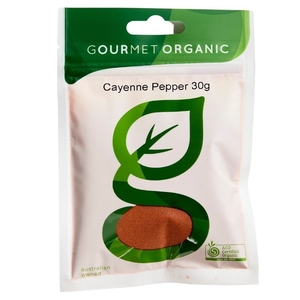 Gourmet Organic Cayenne Pepper 30g