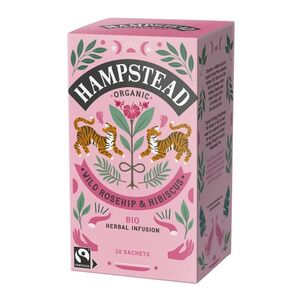 Hampstead Tea Rosehip Hibiscus (Organic) ~ 20 Tea Bags