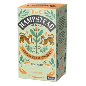 Hampstead Tea Ginger Green (Organic) ~ 20 Tea Bags