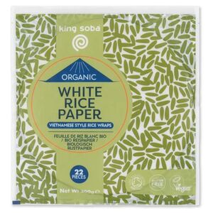 King Soba White Rice Paper Wraps 200g