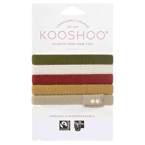 KOOSHOO Plastic-free Hair Ties Feeling Festive 5 pack