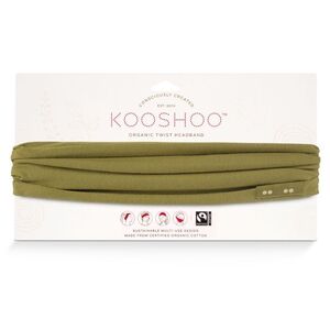 KOOSHOO Twist Headband Willow Green (Organic) 1 pack