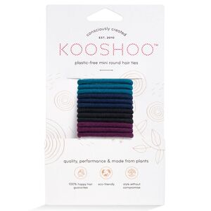 KOOSHOO Plastic-free Round Hair Ties Mini Hues 12 pack