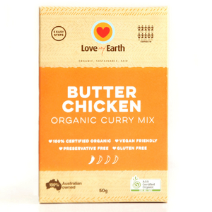 Love My Earth Butter Chicken Organic Curry Mix ~ 50g
