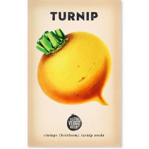 The Little Veggie Patch Co Turnip 'Purple Top' Heirloom Seeds 