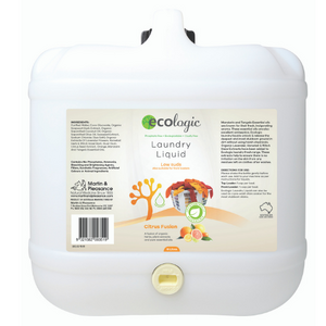 Ecologic Citrus Fusion Laundry Liquid ~ Bulk Value 15L