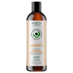 Organic Formulations Mandarin & Rose Geranium Conditioner (Certified Organic) 500ml