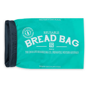 Onya Bread Bag Reusable ~ Aqua