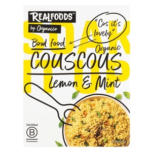 Realfoods By Organico Lemon & Mint Couscous 250g