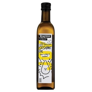 Realfoods By Organico Virgin Sesame Oil 500ml [Shortdated BBD: Apr-26]