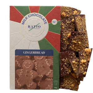 Ratio Cocoa Roasters Gingerbread Milk Chocolate 58% ~ 70g [Shortdated BBD: Nov-25]