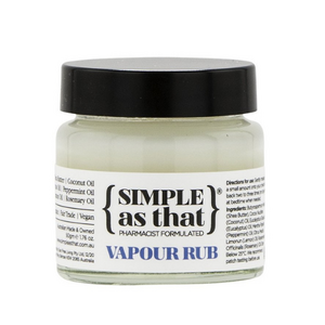 SIMPLE as that Vapour Rub ~ 50g