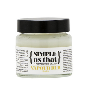 SIMPLE as that Vapour Rub Baby ~ 50g