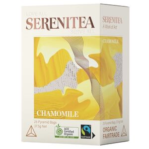 SereniTEA Chamomile (Organic & Fairtrade) 25 Pyramid Tea Bags