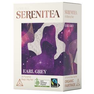 SereniTEA Earl Grey (Organic & Fairtrade) 25 Pyramid Tea Bags