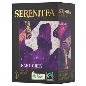 SereniTEA Earl Grey Loose Leaf Tea (Organic & Fairtrade) 125g