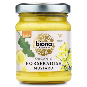 Biona Horseradish Mustard (Organic) ~ 125g [Shortdated BBD: Oct-25]