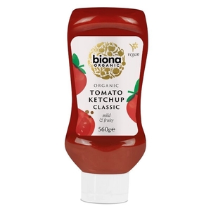 Biona Classic Tomato Ketchup Squeezy (Organic ) ~ 560g [Shortdated BBD: Nov-25]