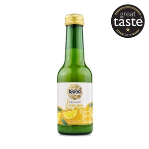 Biona Lemon Juice (Cook-Blend-Dress) - 200ml [Shortdated BBD: Nov-25]