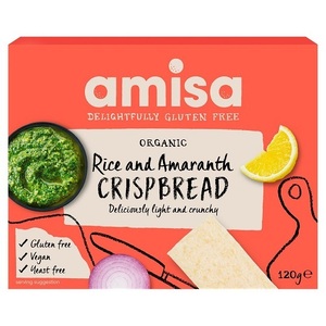 Amisa Amaranth & Rice Crispbread (Organic & Gluten Free) ~ 150g