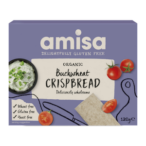 Amisa Buckwheat Crispbread (Organic & Gluten Free) ~ 120g [Shortdated BBD: Dec-25]