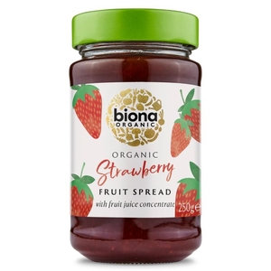 Biona Strawberry Jam & Fruit Spread (Organic) ~ 250g [Shortdated BBD: Nov-25]