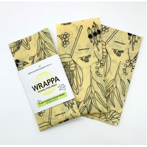 Wrappa Botanicals Beeswax Reusable Food Wrap Jumbo ~ 1 x Jumbo