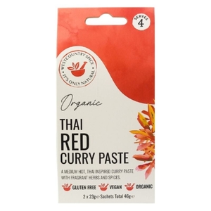 Westcountry Thai Red Curry Paste (Organic & Vegan) ~ 46g