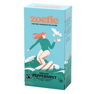 Zoetic Peppermint (Organic & Fairtrade) 100 Tea Bags