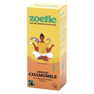 Zoetic Chamomile (Organic & Fairtrade) 25 Tea Bags