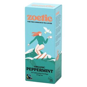 Zoetic Peppermint (Organic & Fairtrade) 25 Tea Bags